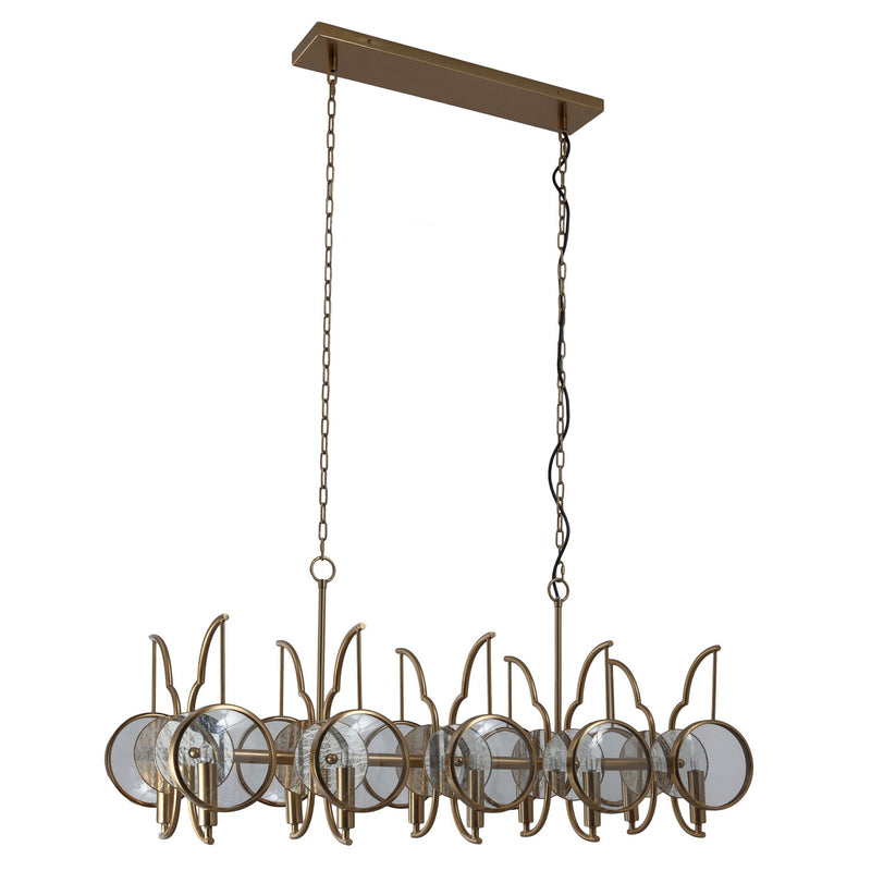 Minka Lavery 3817-863 Into Focus Ten Light Island Pendant, Brass Antique Alternate Image 4.jpg