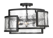 Minka Lavery 5265-66A Bella Collina Three Light Semi Flush Mount, Coal Alternate Image.jpg