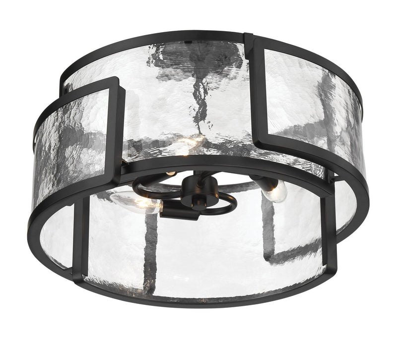 Minka Lavery 5265-66A Bella Collina Three Light Semi Flush Mount, Coal Alternate Image 3.jpg