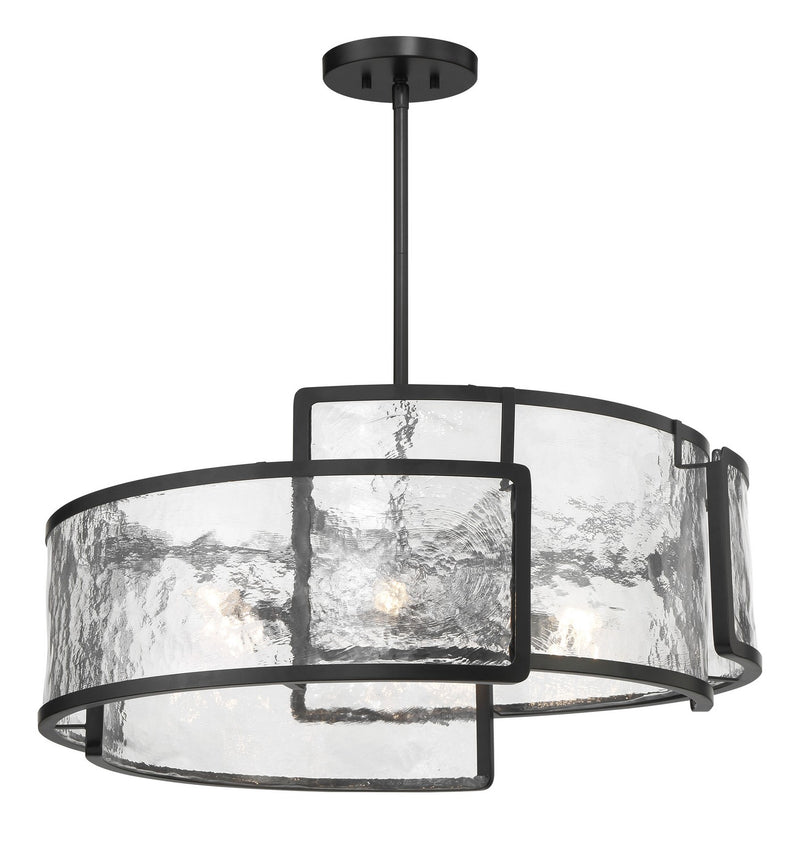 Minka Lavery 5267-66A Bella Collina Six Light Pendant, Coal Alternate Image 4.jpg