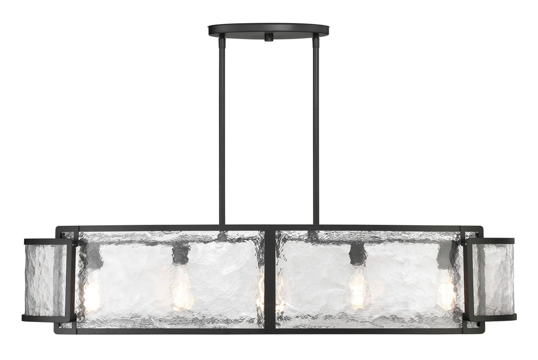 Minka Lavery 5268-66A Bella Collina Six Light Island Pendant, Coal Alternate Image.jpg