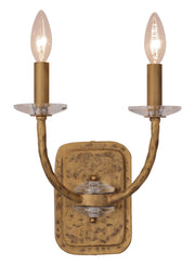 Minka Lavery 5282-788 Atella Two Light Wall Sconce, Ashen Gold Alternate Image 3.jpg
