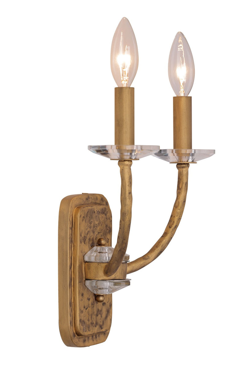 Minka Lavery 5282-788 Atella Two Light Wall Sconce, Ashen Gold Alternate Image 4.jpg