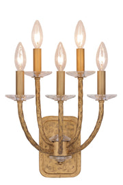 Minka Lavery 5285-788 Atella Five Light Wall Sconce, Ashen Gold Alternate Image 3.jpg