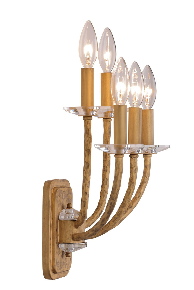 Minka Lavery 5285-788 Atella Five Light Wall Sconce, Ashen Gold Alternate Image 4.jpg