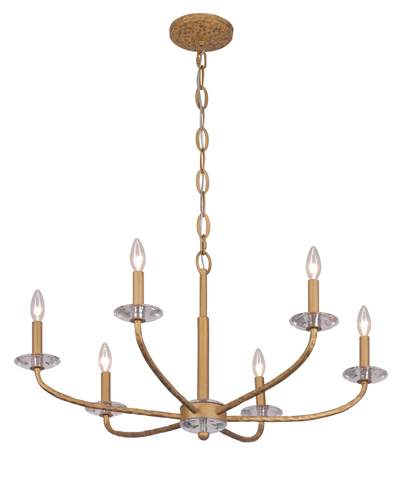 Minka Lavery 5286-788 Atella Six Light Chandelier, Ashen Gold Alternate Image.jpg