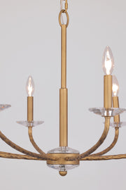Minka Lavery 5287-788 Atella Eight Light Chandelier, Ashen Gold Alternate Image 4.jpg