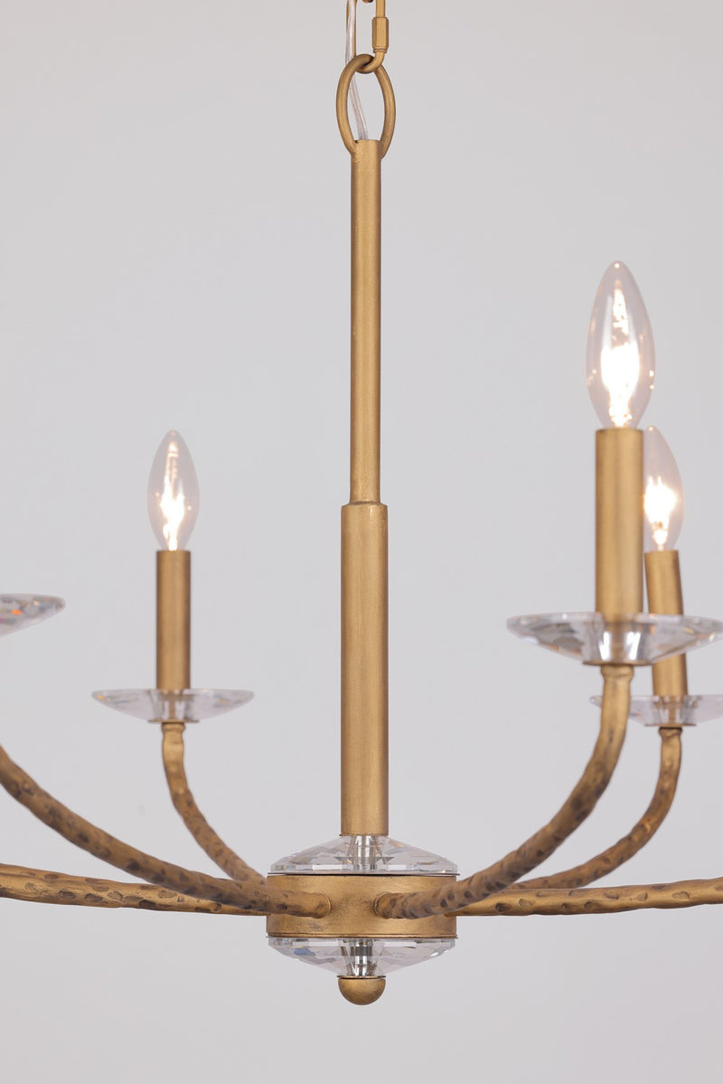 Minka Lavery 5287-788 Atella Eight Light Chandelier, Ashen Gold Alternate Image 4.jpg