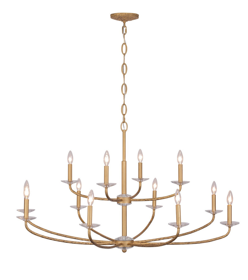 Minka Lavery 5288-788 Atella 12 Light Chandelier, Ashen Gold Alternate Image.jpg