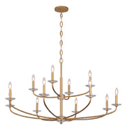Minka Lavery 5288-788 Atella 12 Light Chandelier, Ashen Gold Alternate Image 3.jpg