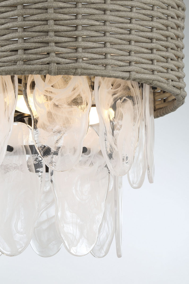 Minka Lavery 5296-66A Breakers Isle Six Light Semi Flush Mount, Coal Alternate Image 4.jpg
