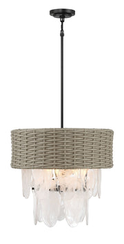 Minka Lavery 5296-66A Breakers Isle Six Light Semi Flush Mount, Coal Alternate Image 6.jpg