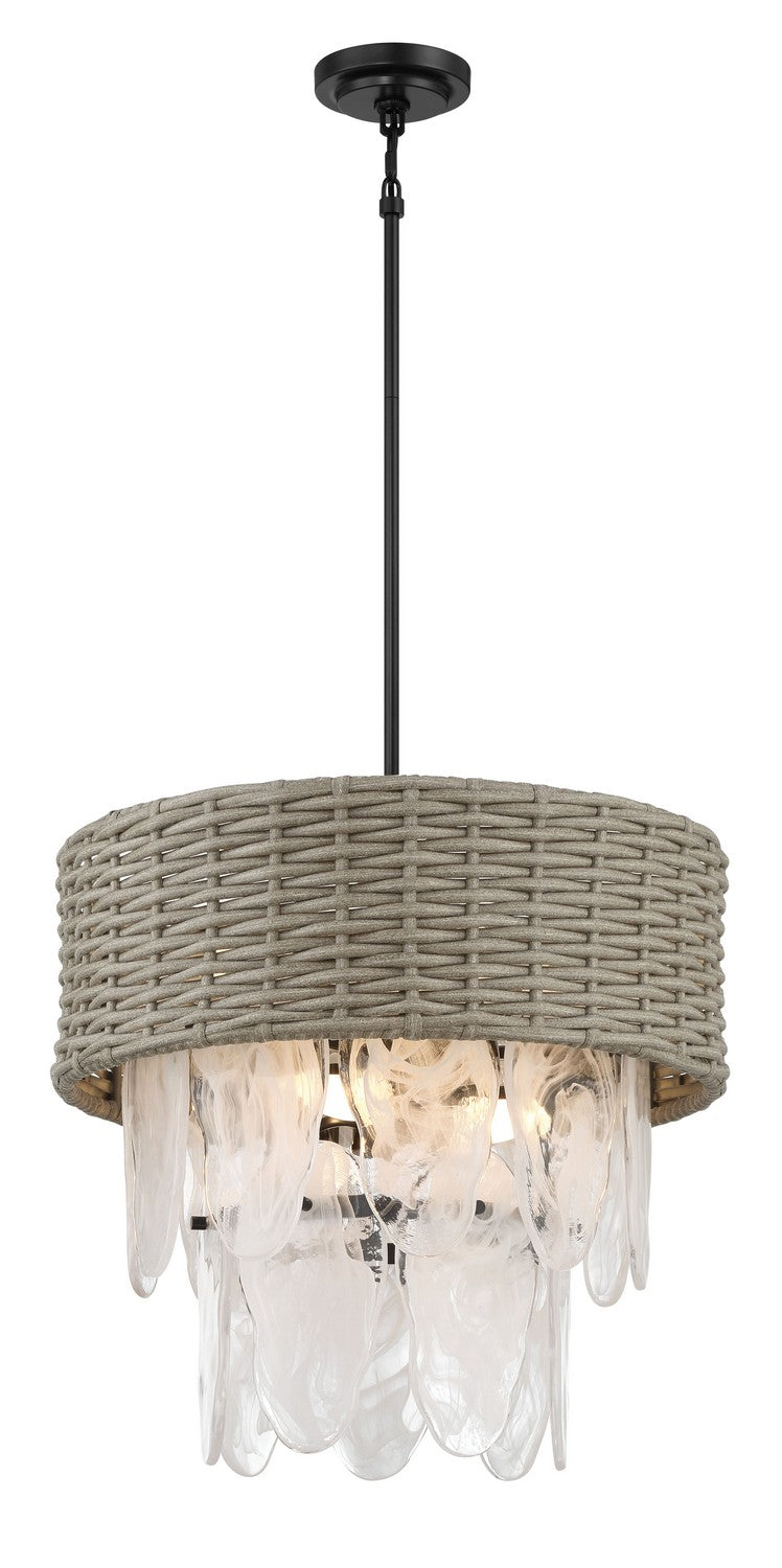 Minka Lavery 5296-66A Breakers Isle Six Light Semi Flush Mount, Coal Alternate Image 7.jpg