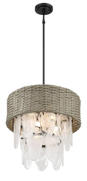 Minka Lavery 5296-66A Breakers Isle Six Light Semi Flush Mount, Coal Alternate Image 8.jpg