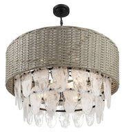Minka Lavery 5297-66A Breakers Isle Nine Light Pendant, Coal Alternate Image 3.jpg