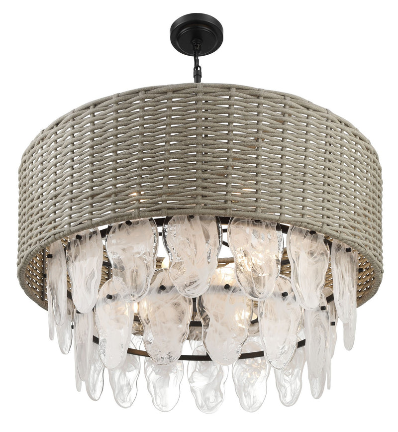 Minka Lavery 5297-66A Breakers Isle Nine Light Pendant, Coal Alternate Image 3.jpg