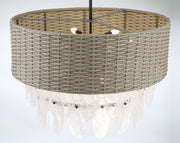 Minka Lavery 5297-66A Breakers Isle Nine Light Pendant, Coal Alternate Image 4.jpg