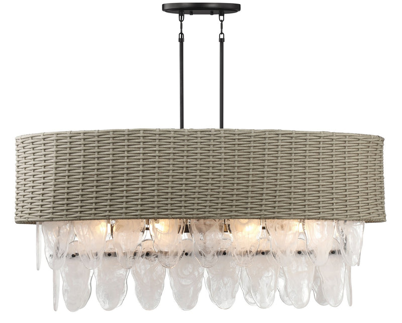 Minka Lavery 5298-66A Breakers Isle 12 Light Island Pendant, Coal Alternate Image.jpg