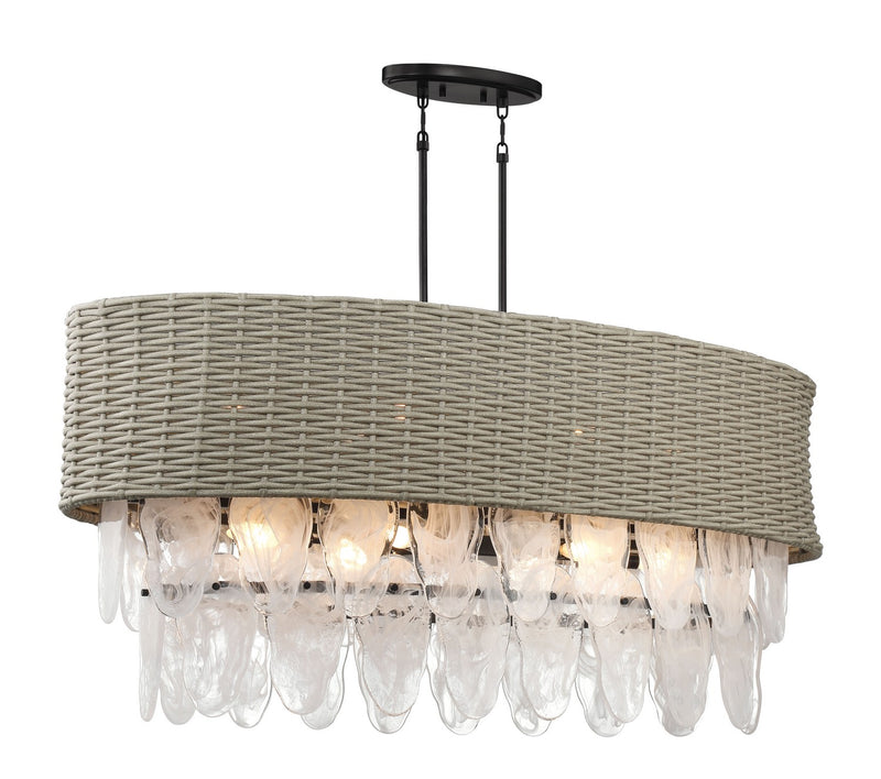 Minka Lavery 5298-66A Breakers Isle 12 Light Island Pendant, Coal Alternate Image 2.jpg