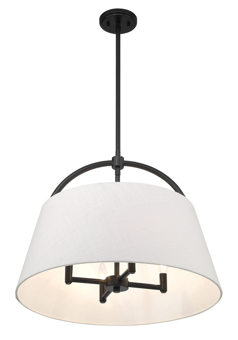 Minka Lavery 5396-66A Headington Four Light Island Pendant, Coal Alternate Image 3.jpg