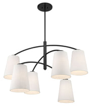 Minka Lavery 5397-66A Headington Six Light Chandelier, Coal Alternate Image 4.jpg