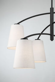 Minka Lavery 5397-66A Headington Six Light Chandelier, Coal Alternate Image.jpg