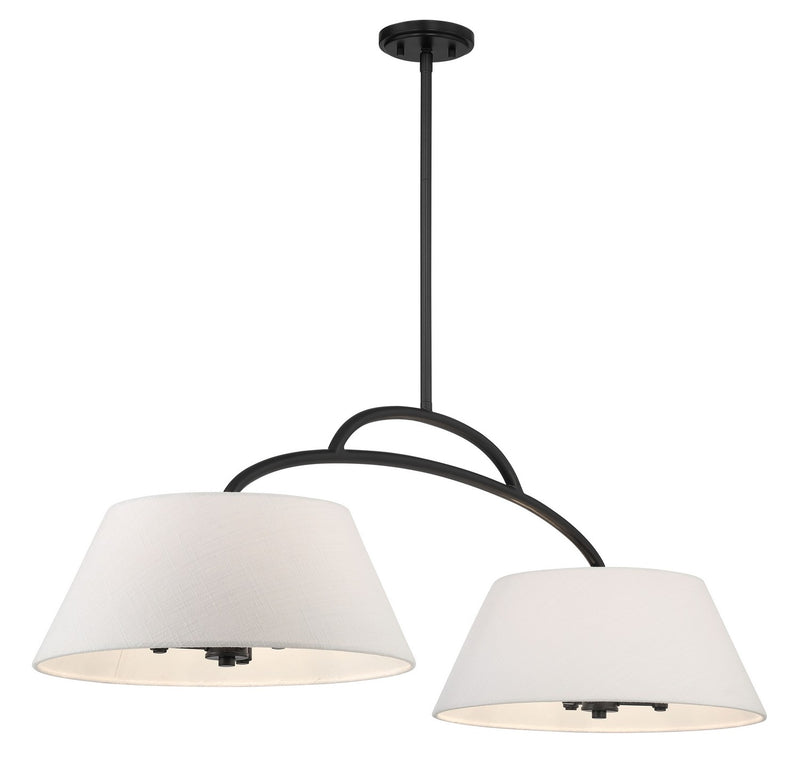 Minka Lavery 5398-66A Headington Six Light Island Pendant, Coal Alternate Image 3.jpg