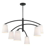 Minka Lavery 5399-66A Headington Six Light Chandelier, Coal Alternate Image.jpg