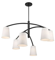 Minka Lavery 5399-66A Headington Six Light Chandelier, Coal Alternate Image 3.jpg
