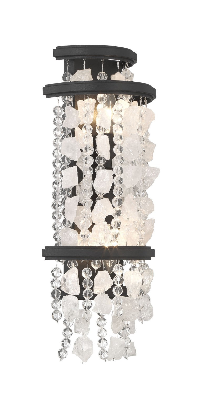 Minka Lavery 6702-66 Shimmering Elegance Two Light Wall Sconce, Sand Coal Alternate Image 3.jpg