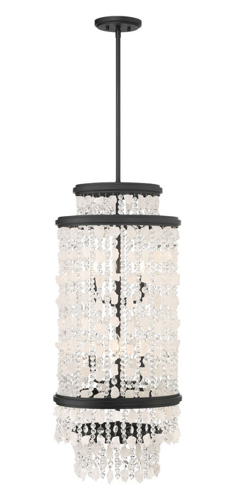 Minka Lavery 6704-66 Shimmering Elegance Six Light Foyer Pendant, Sand Coal Alternate Image 2.jpg