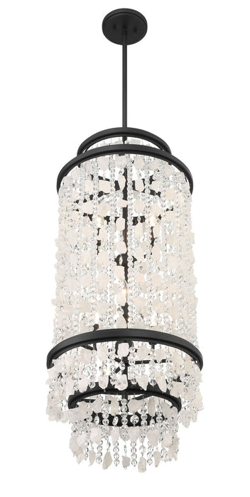 Minka Lavery 6704-66 Shimmering Elegance Six Light Foyer Pendant, Sand Coal Alternate Image 3.jpg