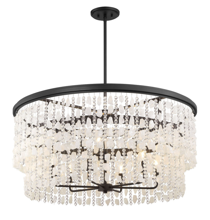 Minka Lavery 6706-66 Shimmering Elegance Nine Light Chandelier, Sand Coal Alternate Image.jpg