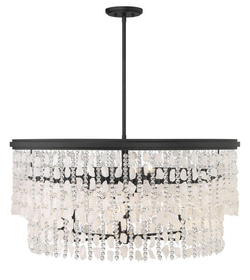 Minka Lavery 6706-66 Shimmering Elegance Nine Light Chandelier, Sand Coal Alternate Image 2.jpg