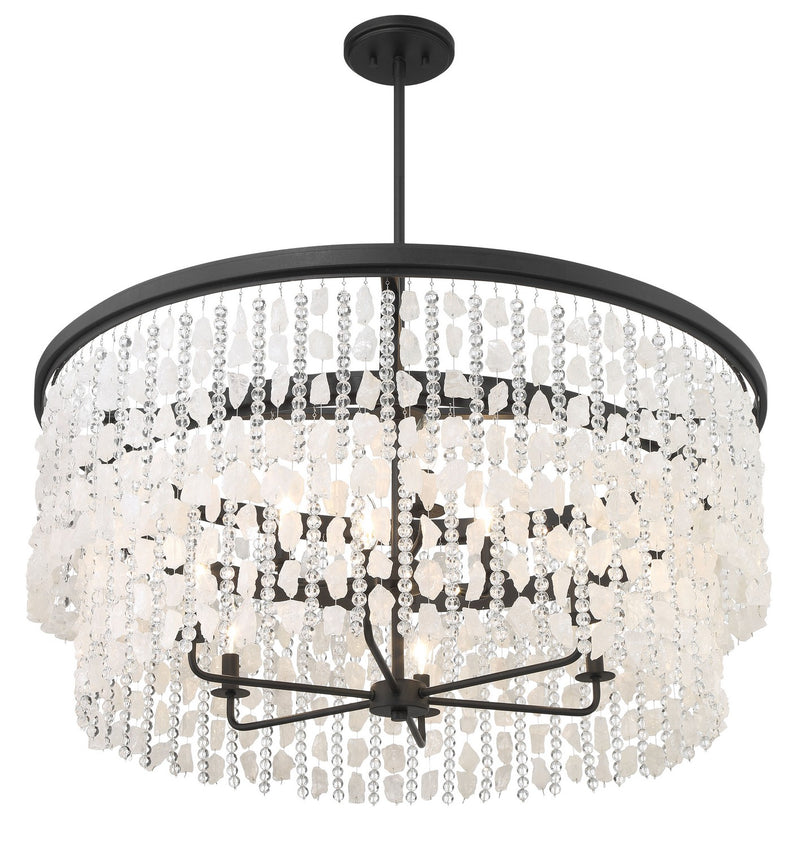 Minka Lavery 6706-66 Shimmering Elegance Nine Light Chandelier, Sand Coal Alternate Image 3.jpg