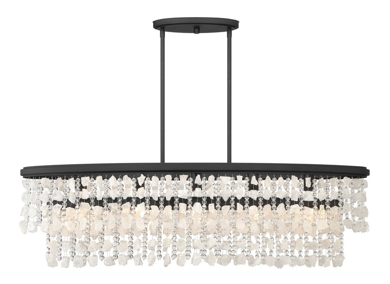 Minka Lavery 6707-66 Shimmering Elegance Five Light Island Pendant, Sand Coal Alternate Image 2.jpg