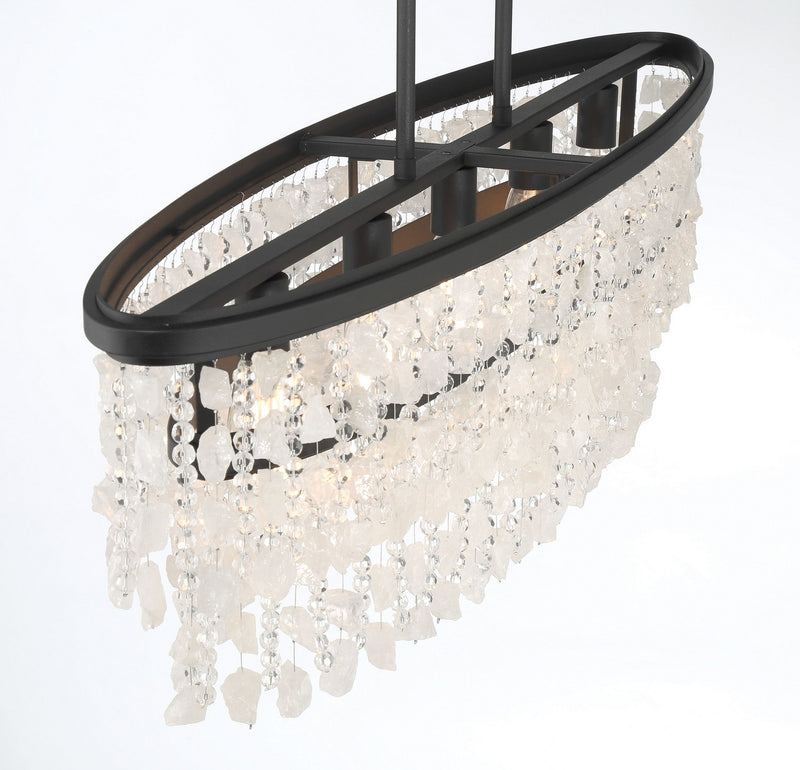 Minka Lavery 6707-66 Shimmering Elegance Five Light Island Pendant, Sand Coal Alternate Image 4.jpg