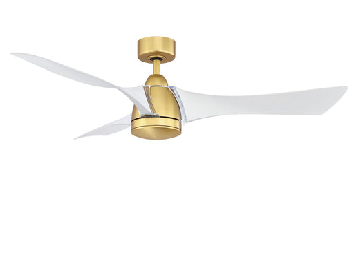 Fanimation FPD6858BSMW Klear 56" Ceiling Fan Brushed Satin Brass Alternate Image.jpg