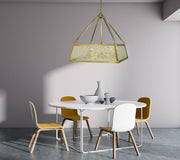 Framburg 5895 BR Avery Five Light Chandelier, Brushed Brass Alternate Image.jpg