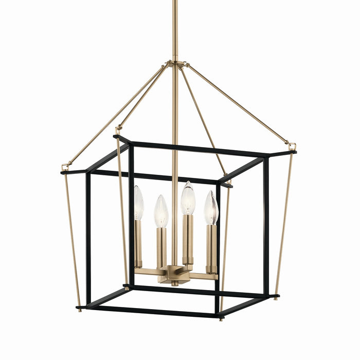 Kichler 52626CPZ Four Light Foyer Pendant, Champagne Bronze (3)