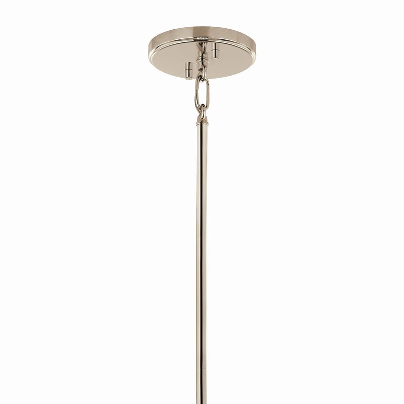 Kichler 52626PN Four Light Foyer Pendant, Polished Nickel (2)