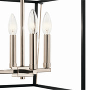 Kichler 52626PN Four Light Foyer Pendant, Polished Nickel (4)