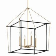 Kichler 52627CPZ Four Light Foyer Pendant, Champagne Bronze (3)