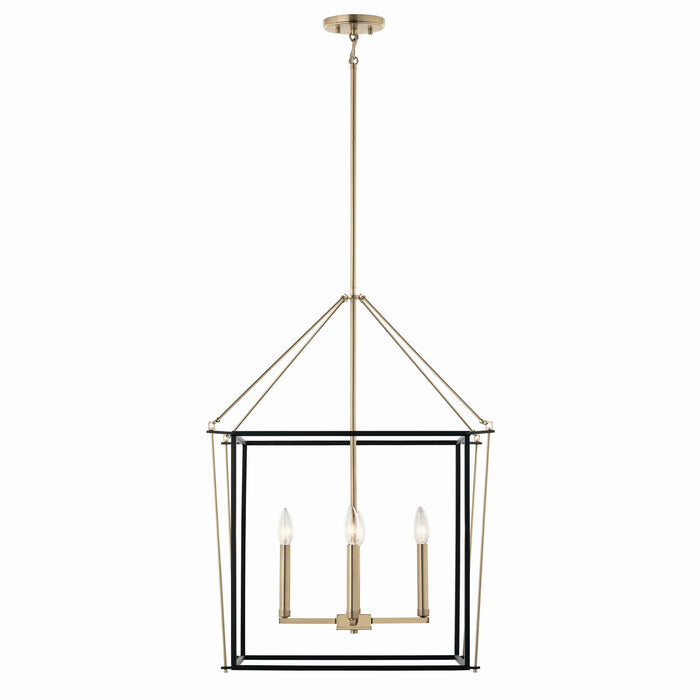 Kichler 52627CPZ Four Light Foyer Pendant, Champagne Bronze (4)