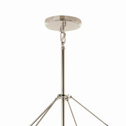 Kichler 52628PN Eight Light Foyer Pendant, Polished Nickel (2)