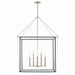 Kichler 52628PN Eight Light Foyer Pendant, Polished Nickel (4)