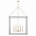 Kichler 52629CPZ Eight Light Foyer Pendant, Champagne Bronze (4)