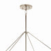 Kichler 52629PN Eight Light Foyer Pendant, Polished Nickel (2)