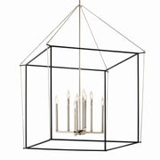 Kichler 52629PN Eight Light Foyer Pendant, Polished Nickel (3)