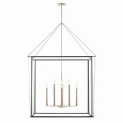 Kichler 52629PN Eight Light Foyer Pendant, Polished Nickel (4)